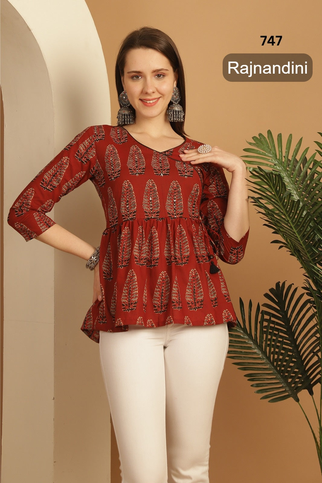 747 Rajnandini Cotton Women Top