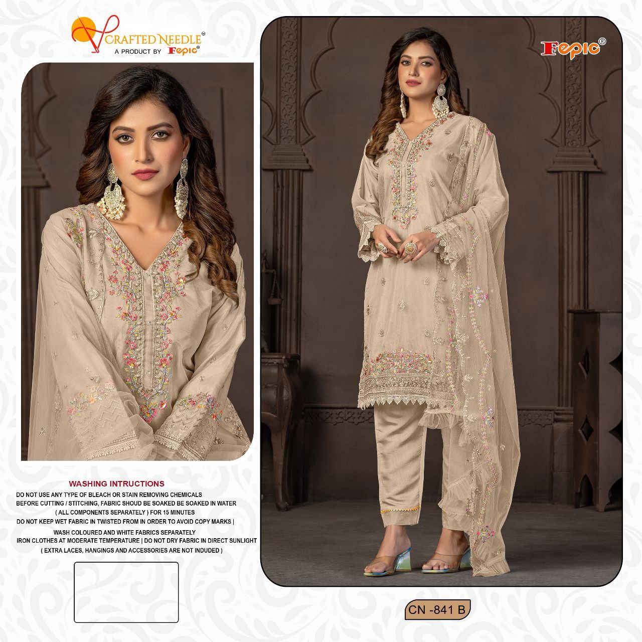 Cn-841B Fepic Pakistani Readymade Suits
