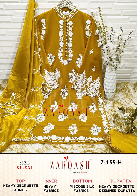 Z-155H Zarqash Pakistani Readymade Suits