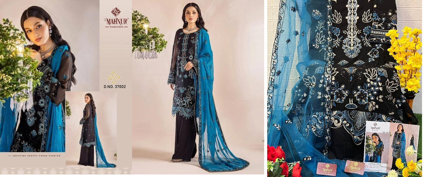 37002 Mahnur Pakistani Salwar Suits