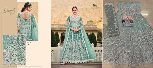 2076B Anokhi Senhora Unstitched Suits
