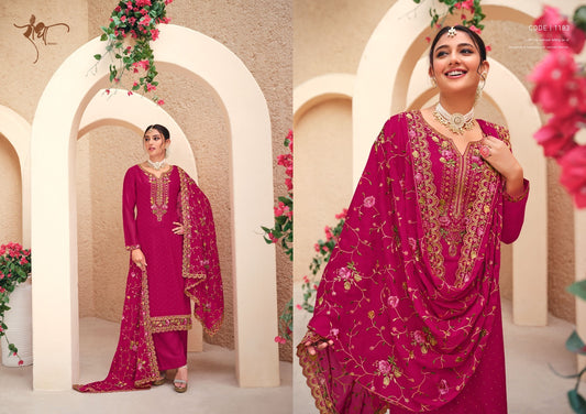 1183 Suhagan Radha Unstitched Suits