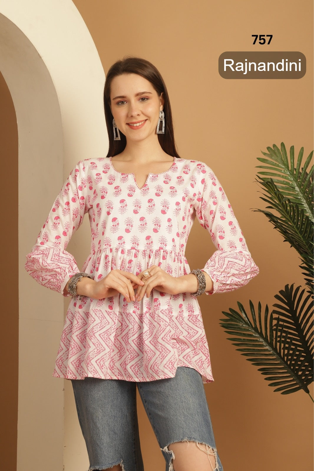 757 Rajnandini Cotton Women Top