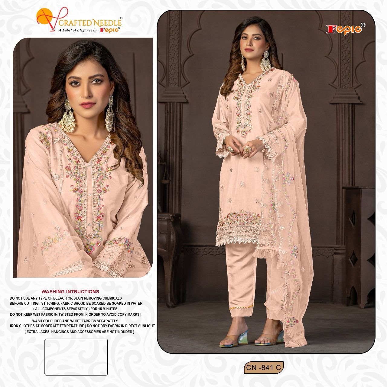 Cn-841C Fepic Pakistani Readymade Suits