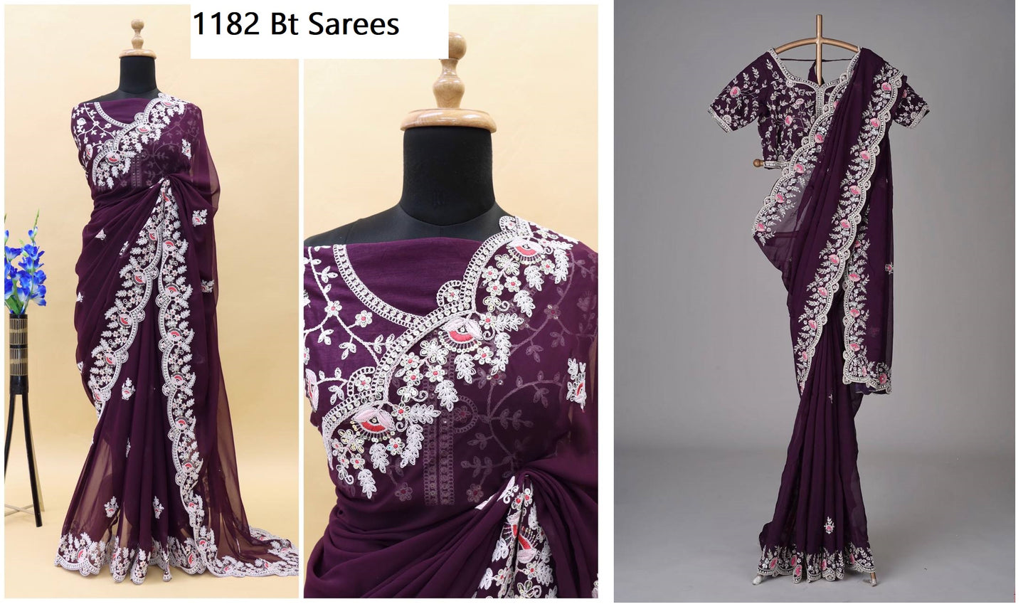 1182 Bt Sarees