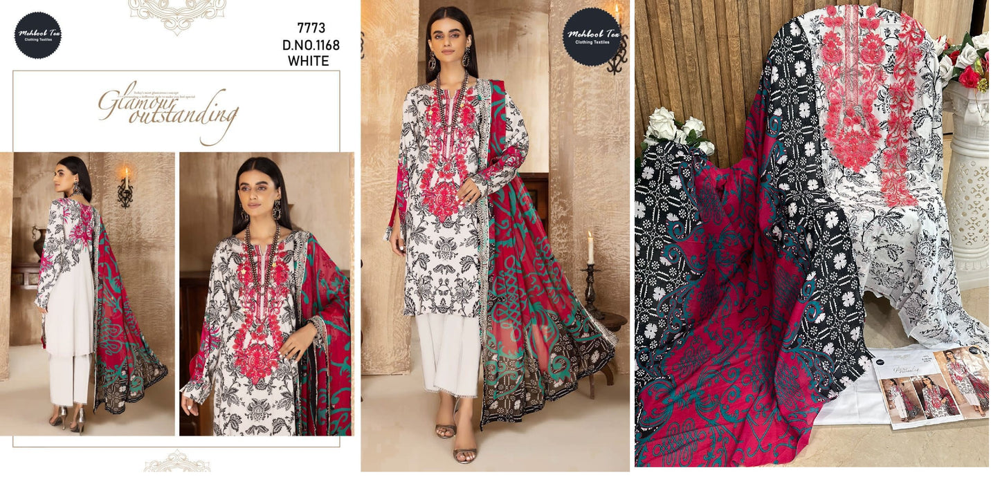1168 Mehboob Tex Pakistani Salwar Suits