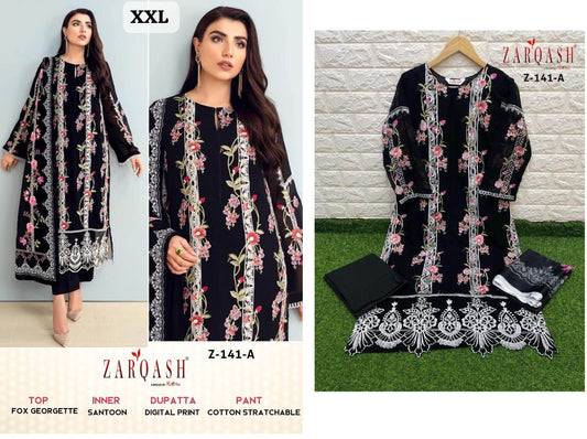 Z-141A Zarqash Pakistani Readymade Suits