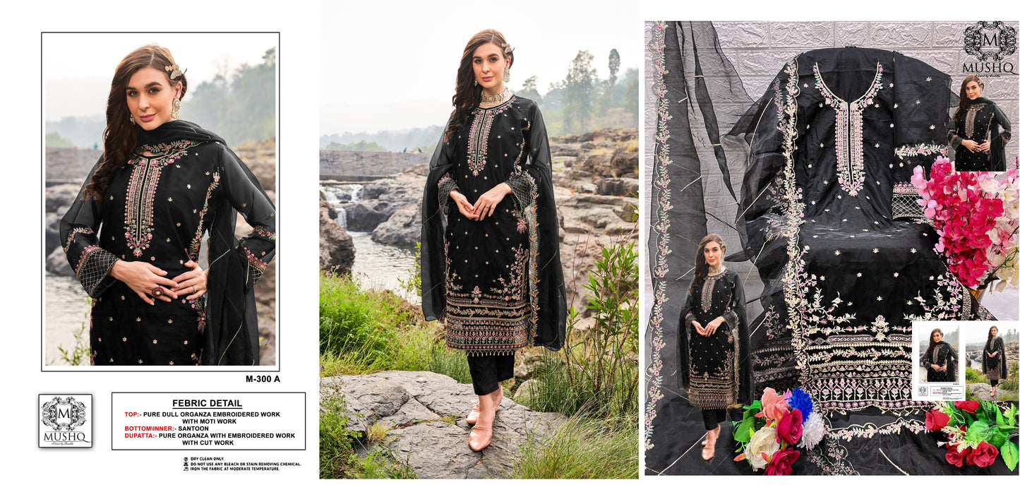300A Mushq Pakistani Salwar Suits