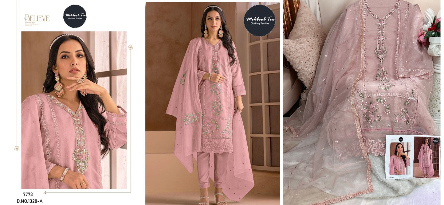 1328A Mehboob Tex Pakistani Salwar Suits