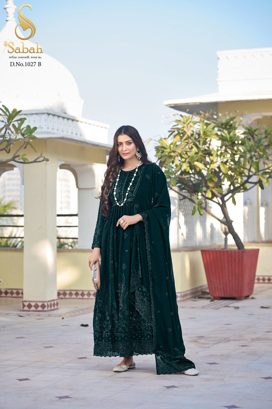 1027B Mohini Sabah Unstitched Suits
