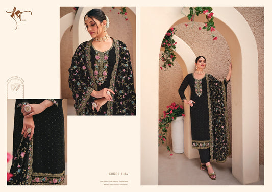 1184 Suhagan Radha Unstitched Suits