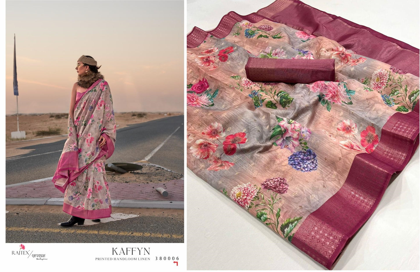 380006 Kaffyn Rajtex Sarees