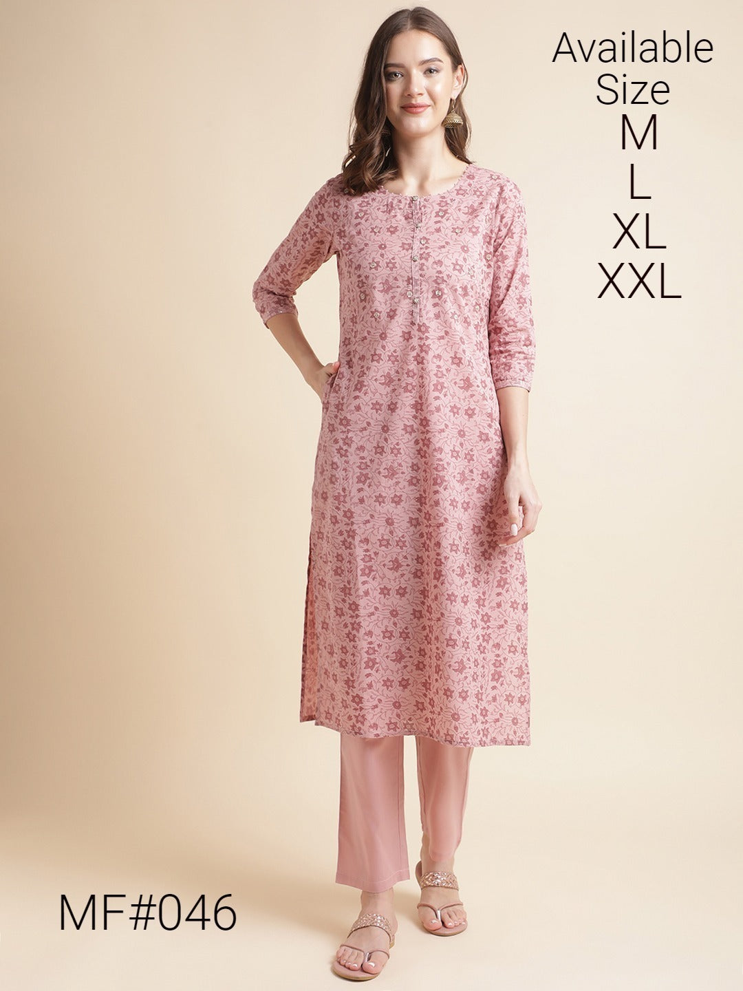 Mf 46 Msm Kurti Pant Set