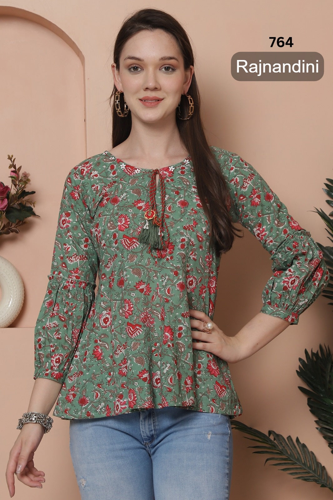 764 Rajnandini Cotton Women Top