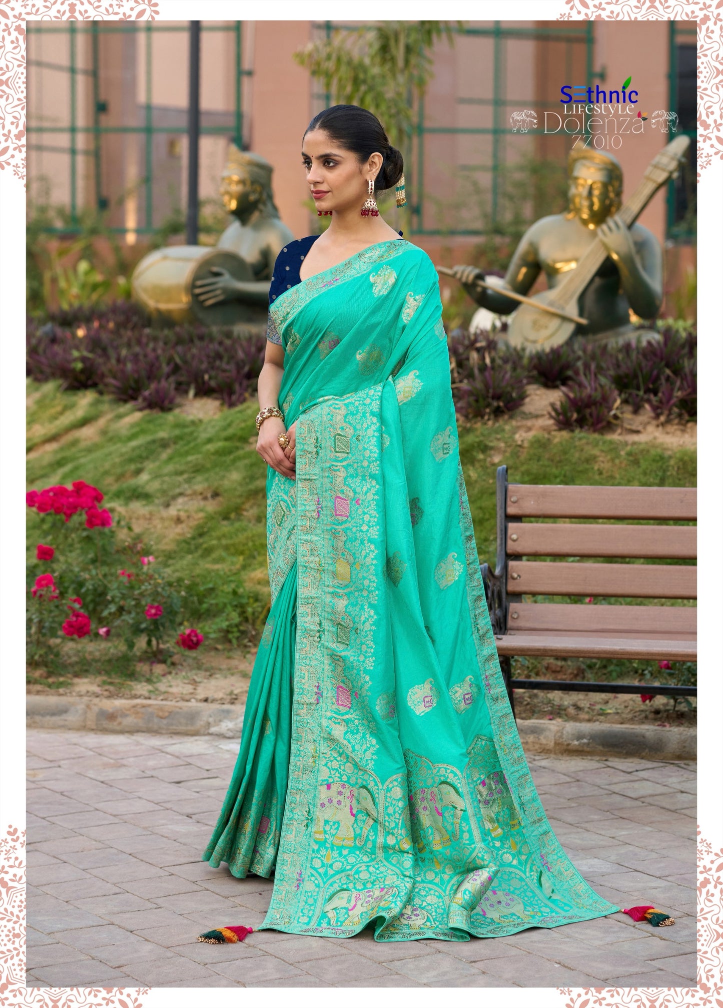 77010 Dolenza Vol 2 Sethnic Dola Silk Sarees