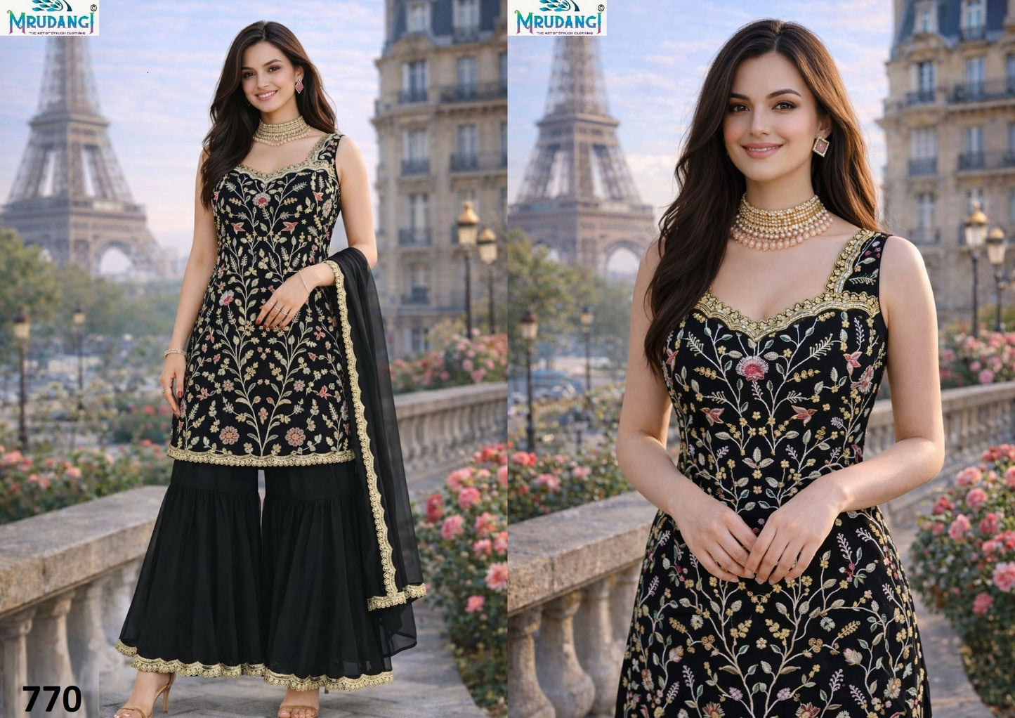 770 Aayna Mrudangi Georgette Readymade Suits