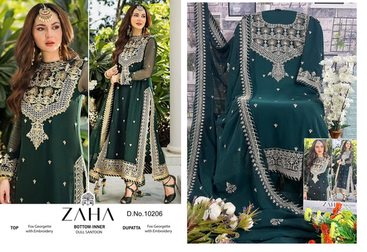 Z 10206 Zaha Pakistani Salwar Suits