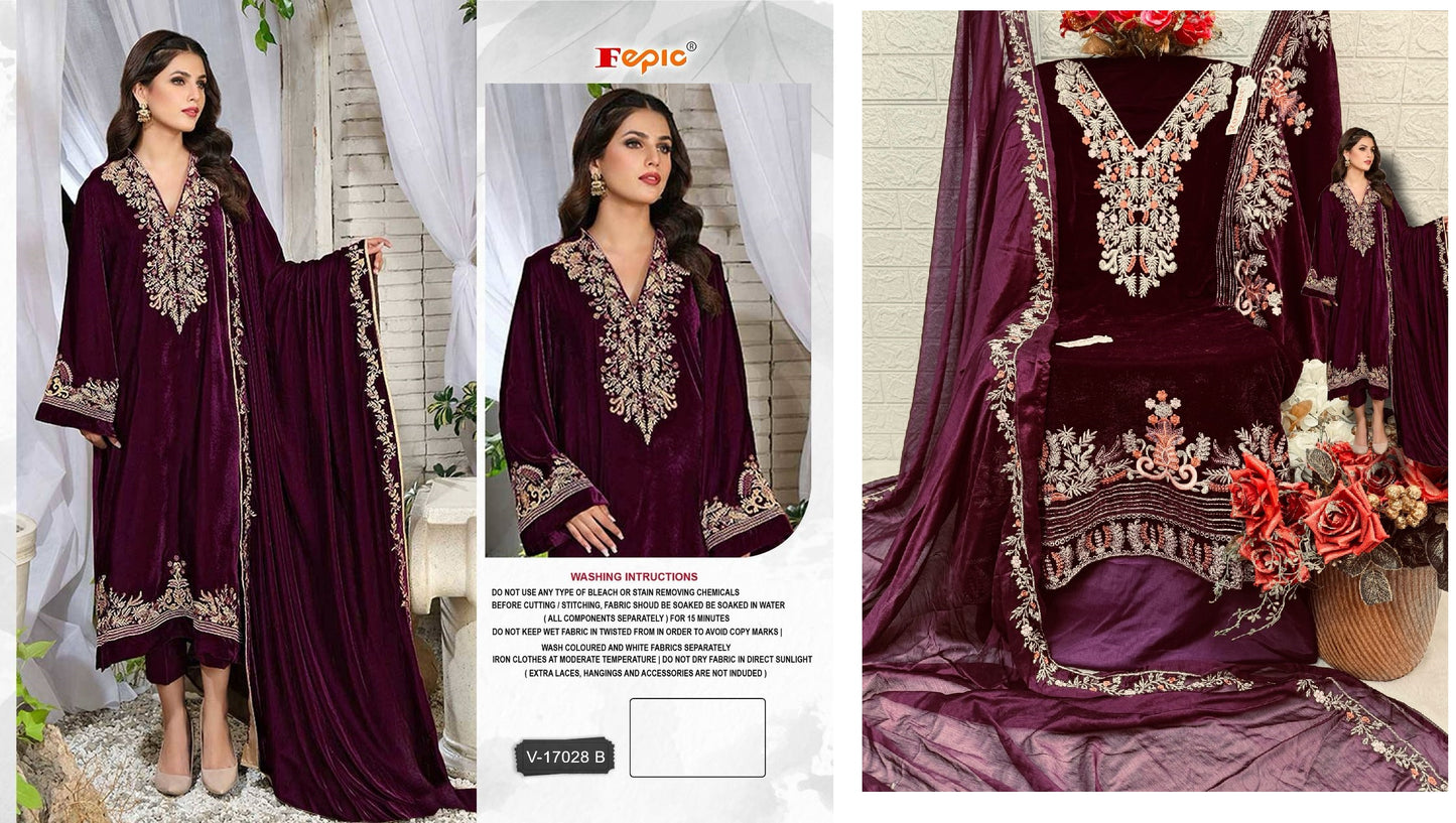 V-17028B Fepic Pakistani Salwar Suits