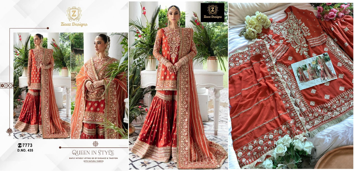 435 Ziaaz Designs Pakistani Salwar Suits