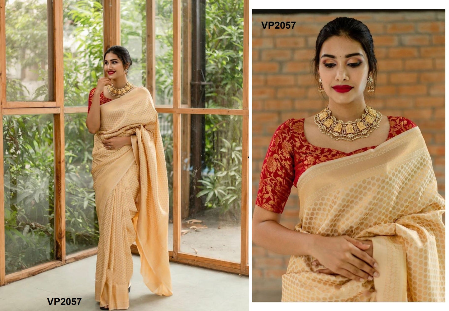 2057 Fashion Berry Sarees