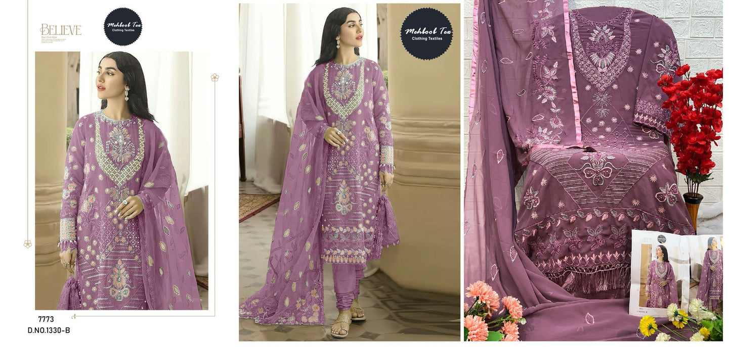 1330B Mehboob Tex Pakistani Salwar Suits
