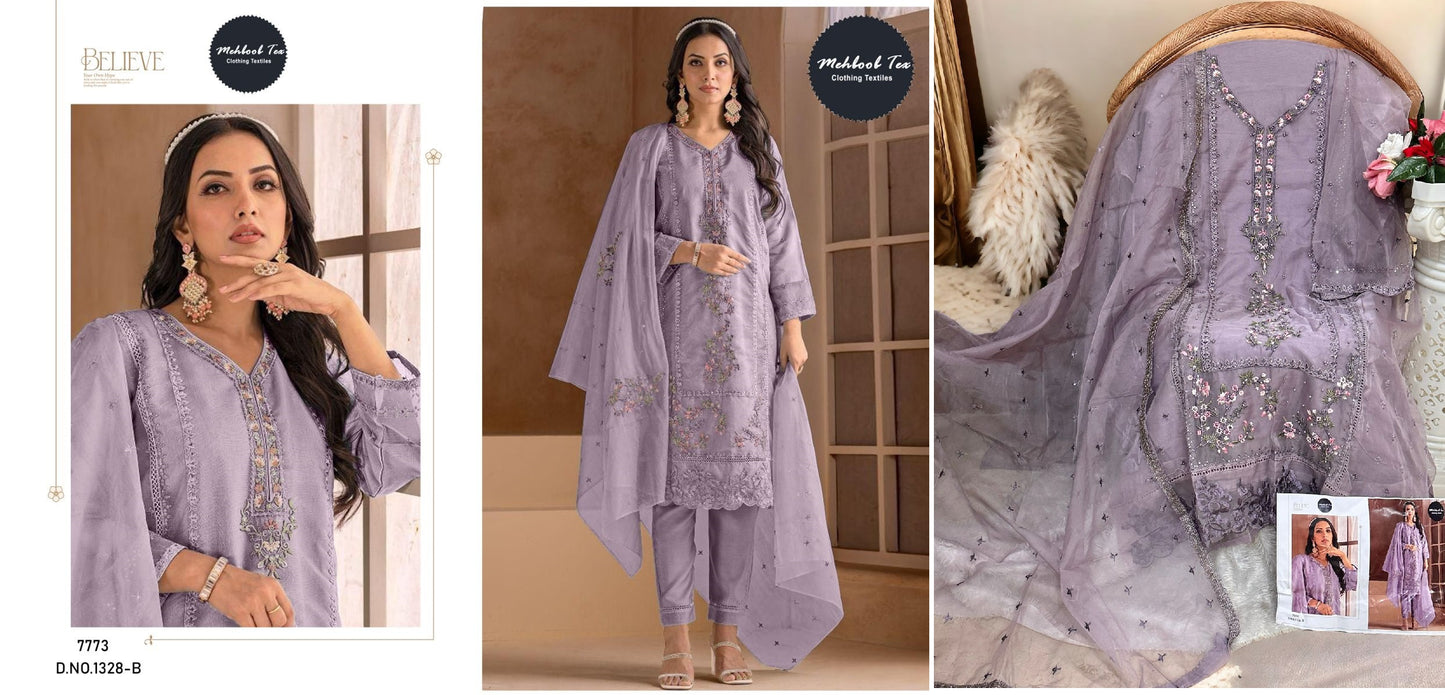 1328B Mehboob Tex Pakistani Salwar Suits