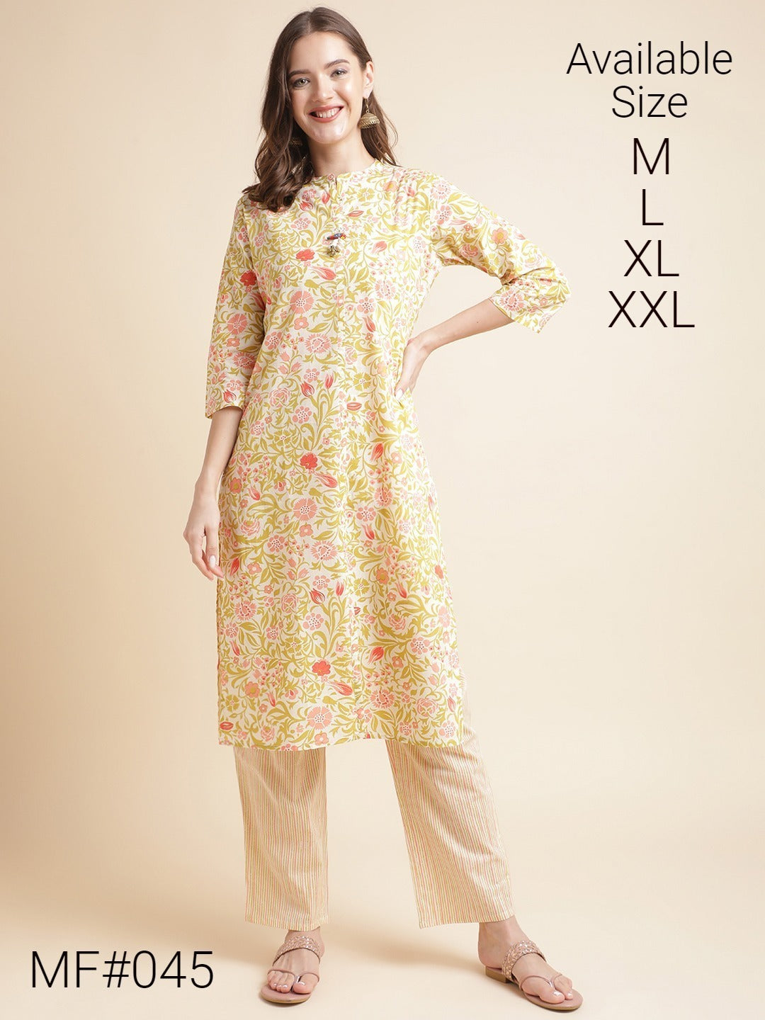 Mf 45 Msm Kurti Pant Set