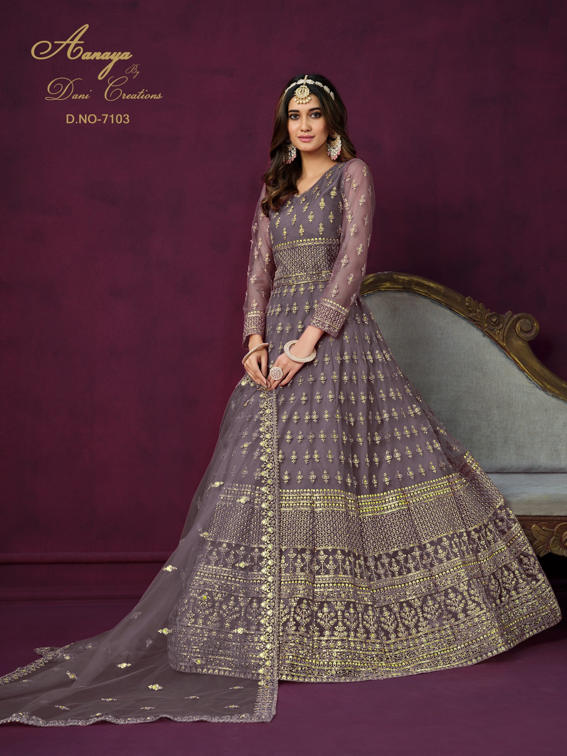 7103 Vol 171 Dani Creation Unstitched Suits