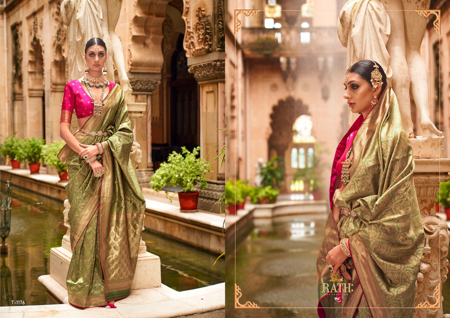 1176 Madhubala Rath Sarees