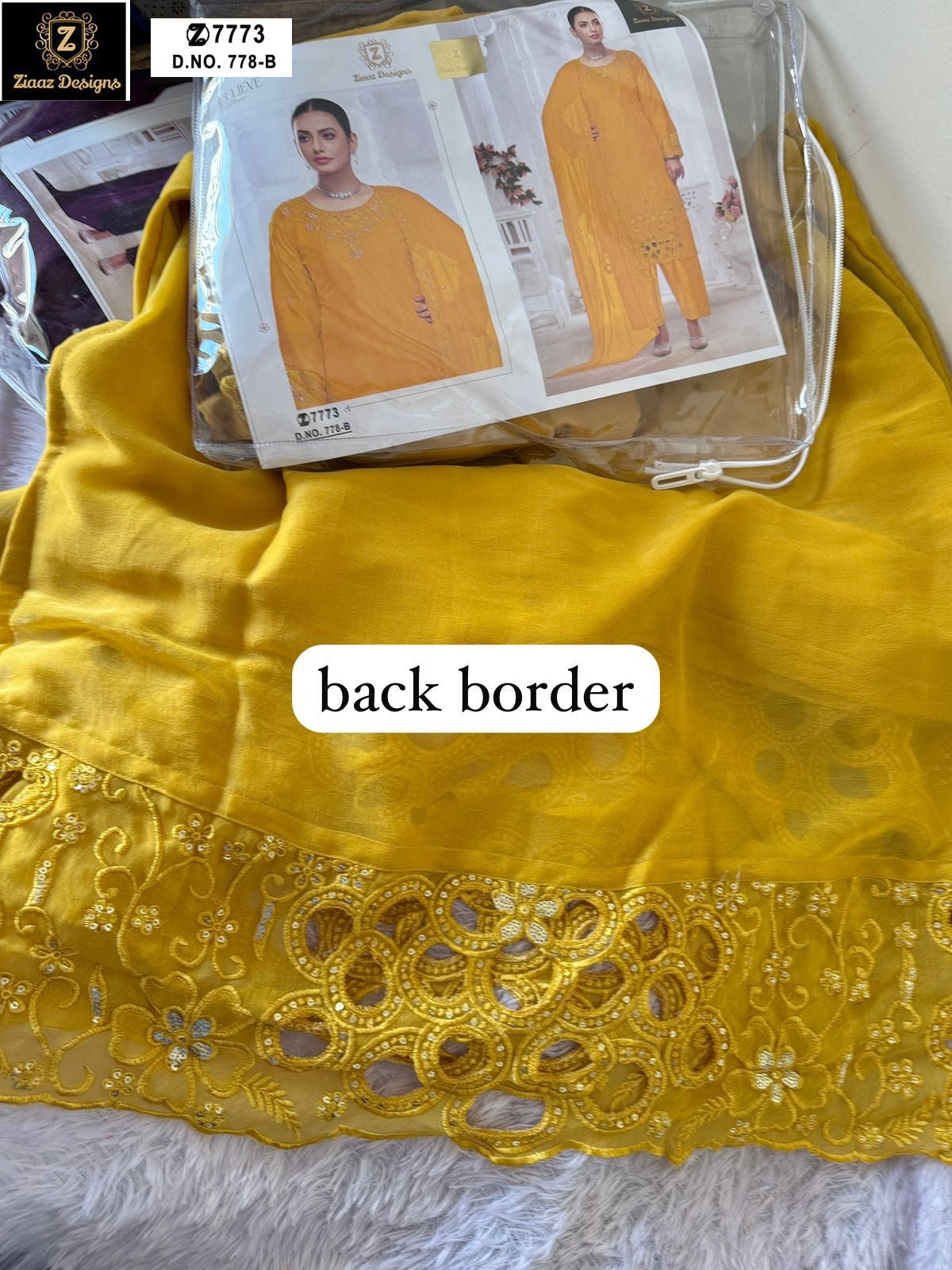 778B Ziaaz Designs Cutwork Pakistani Salwar Suits