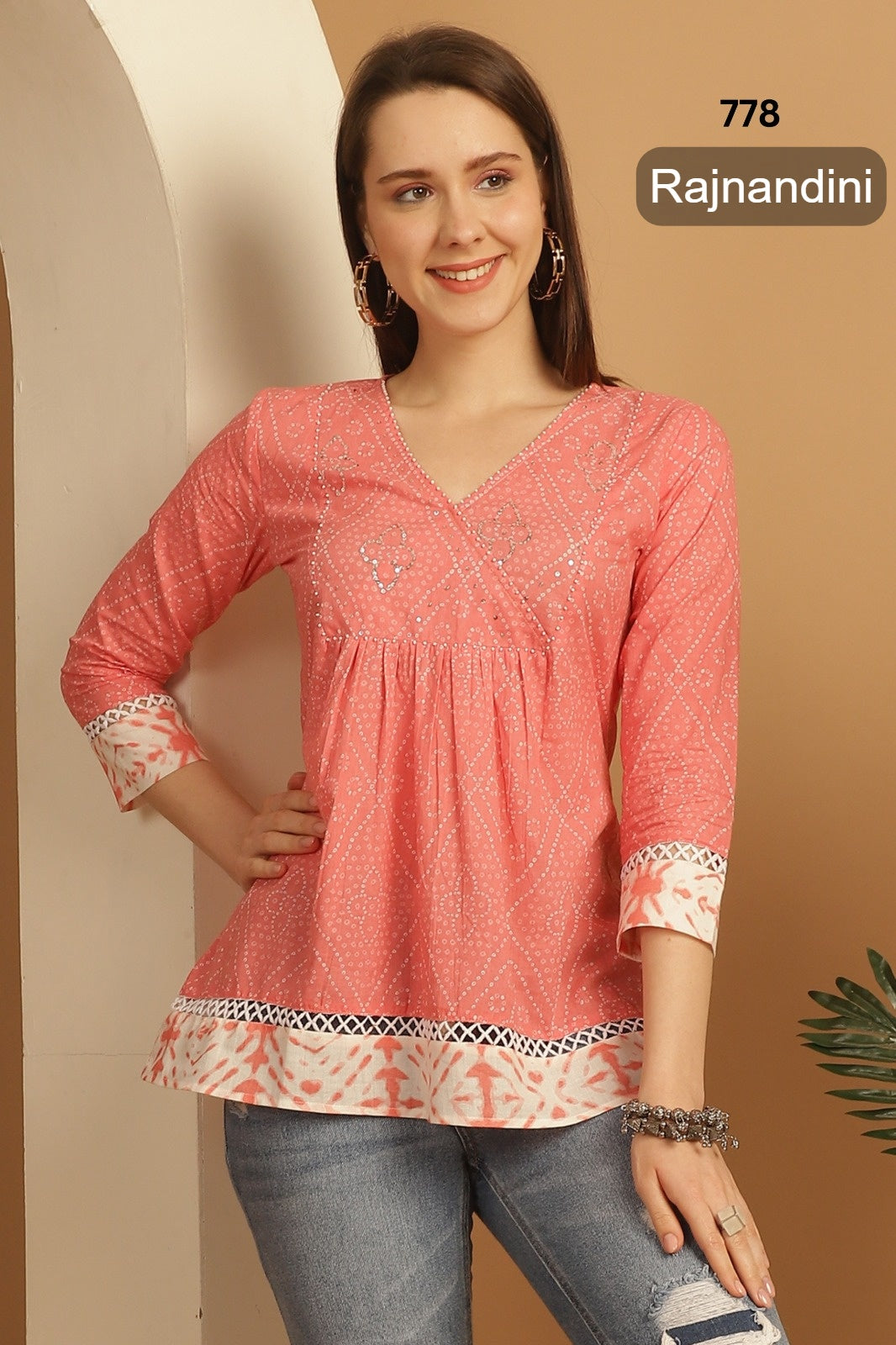 778 Rajnandini Cotton Women Top