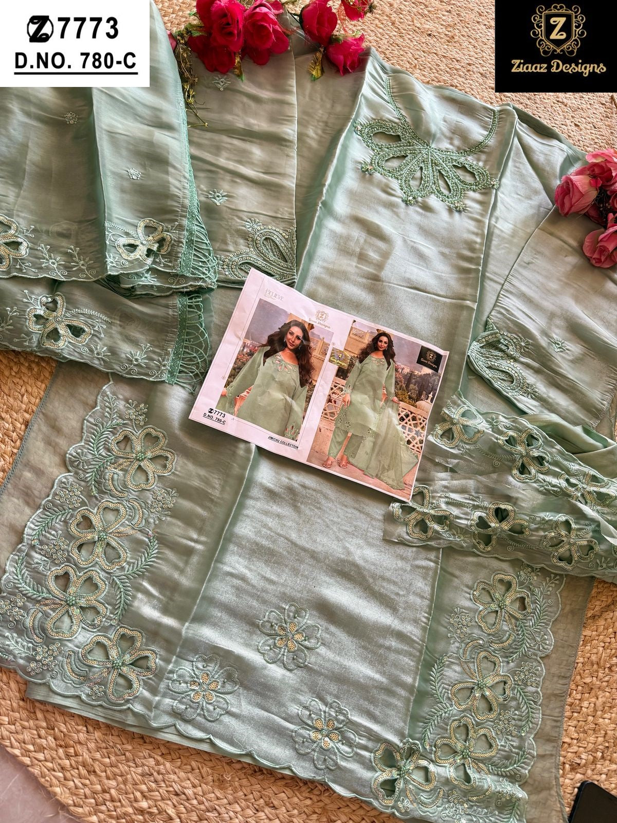 780C Ziaaz Designs Handwork Pakistani Salwar Suits