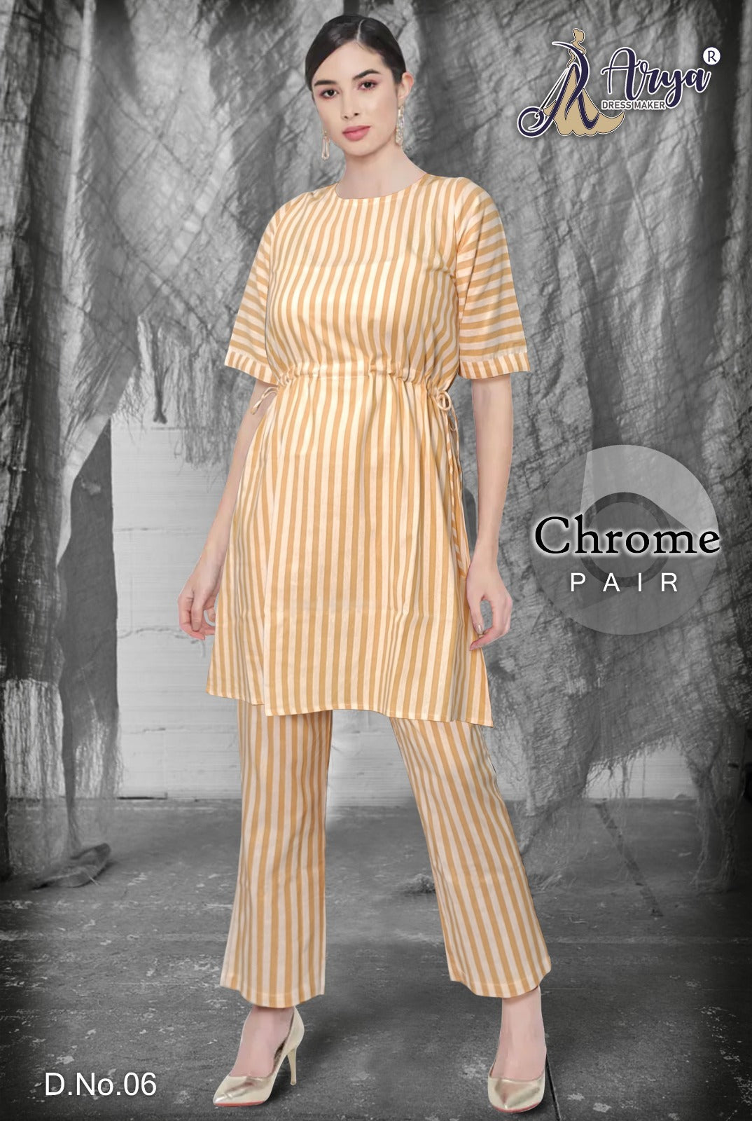 Chrome 06 Adm Kurti Pant Set