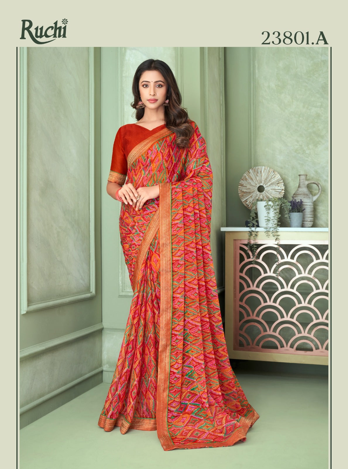 23801A Savera Vol 6 Ruchi Sarees