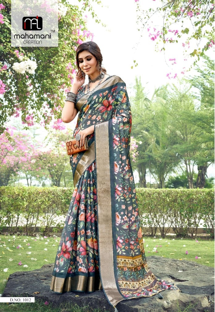 1012 Nancy Mahamani Creation Sarees
