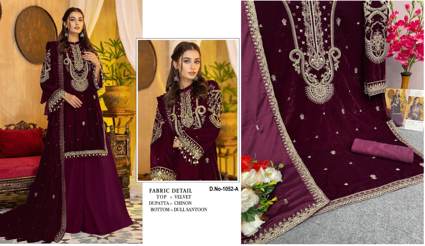 1052A Safa Creation Pakistani Salwar Suits