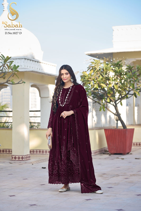 1027D Mohini Sabah Unstitched Suits