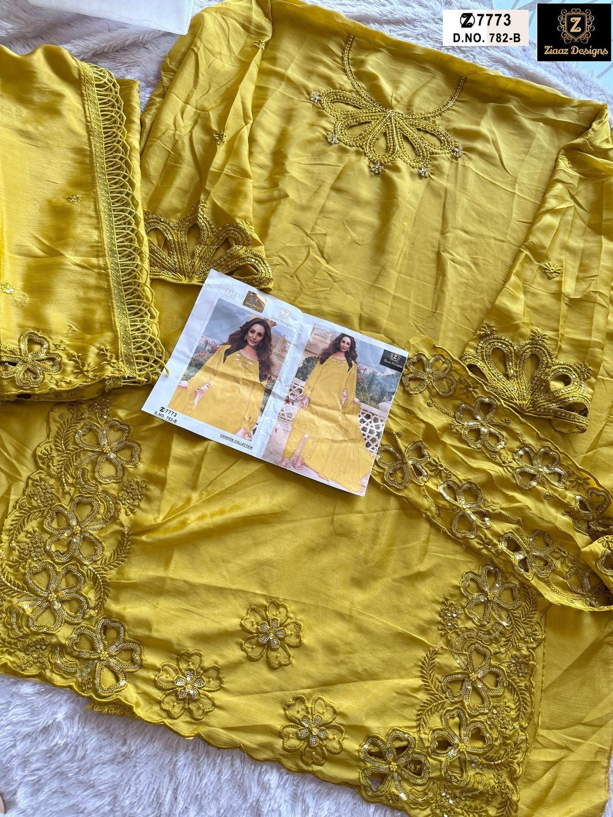 782B Ziaaz Designs Moti Work Pakistani Salwar Suits