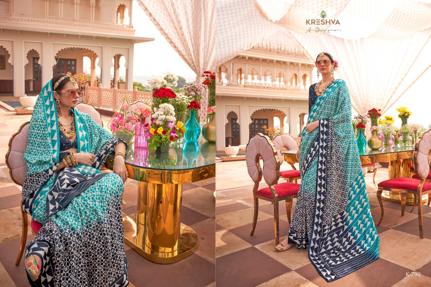 790 Lagna Patola Kreshva Sigma Silk Sarees