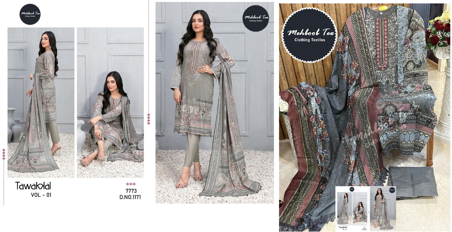 1171 Mehboob Tex Pakistani Salwar Suits