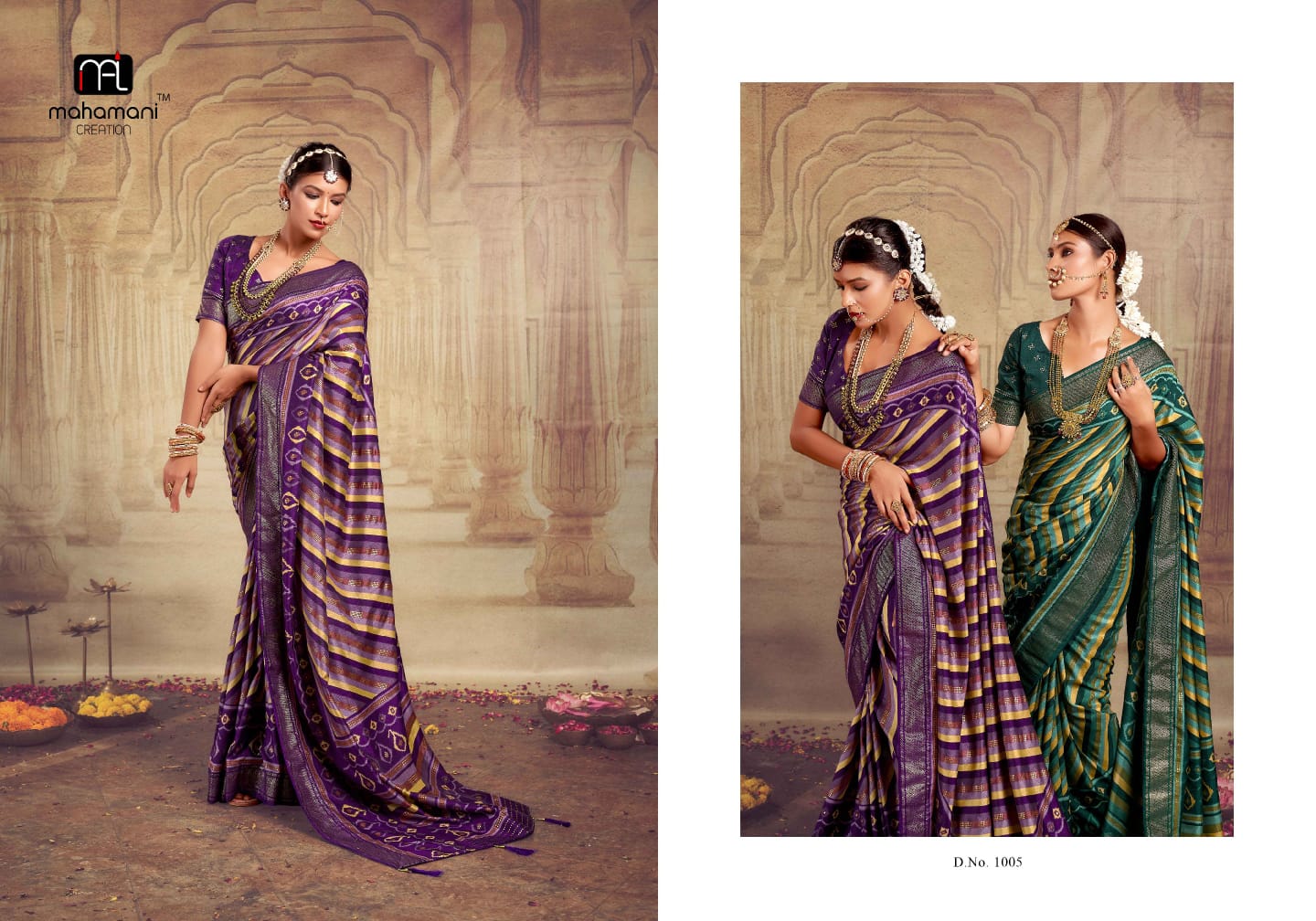1005 Devnandini Mahamani Creation Sarees