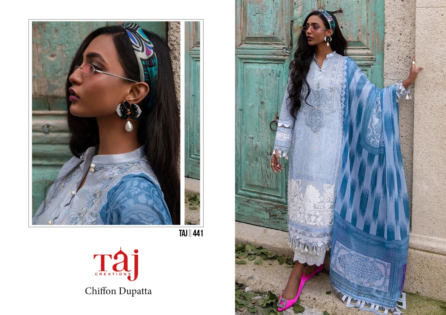 441 Taj Creations Pakistani Salwar Suits