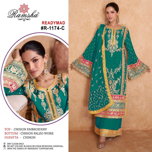 1174C Ramsha Pakistani Readymade Suits