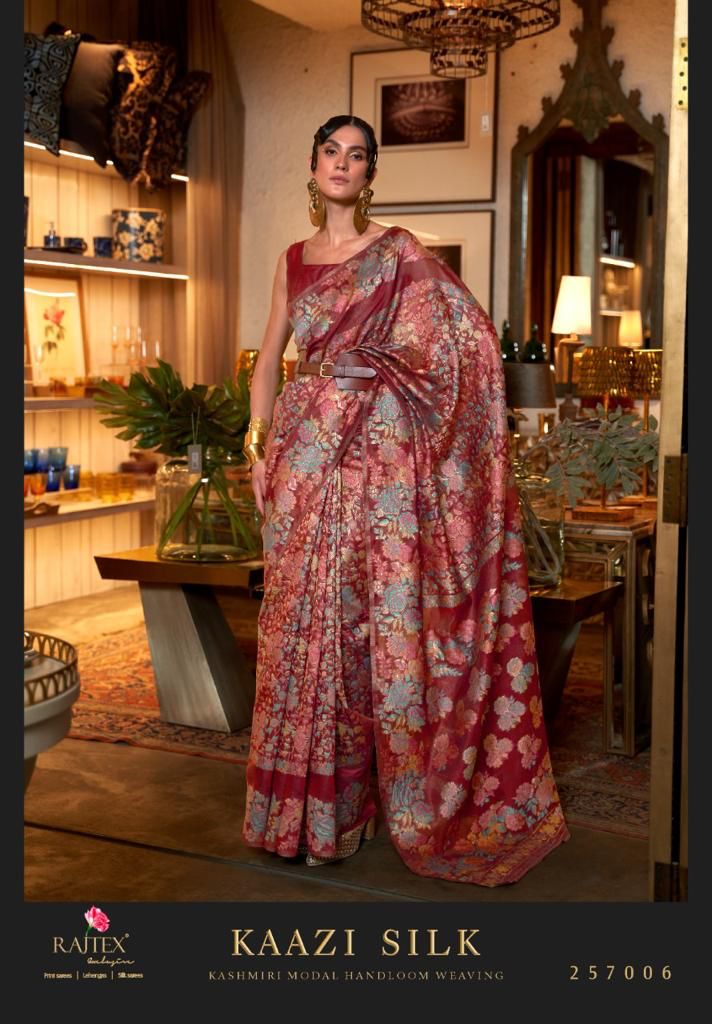 257006 Kaazi Silk Rajtex Sarees