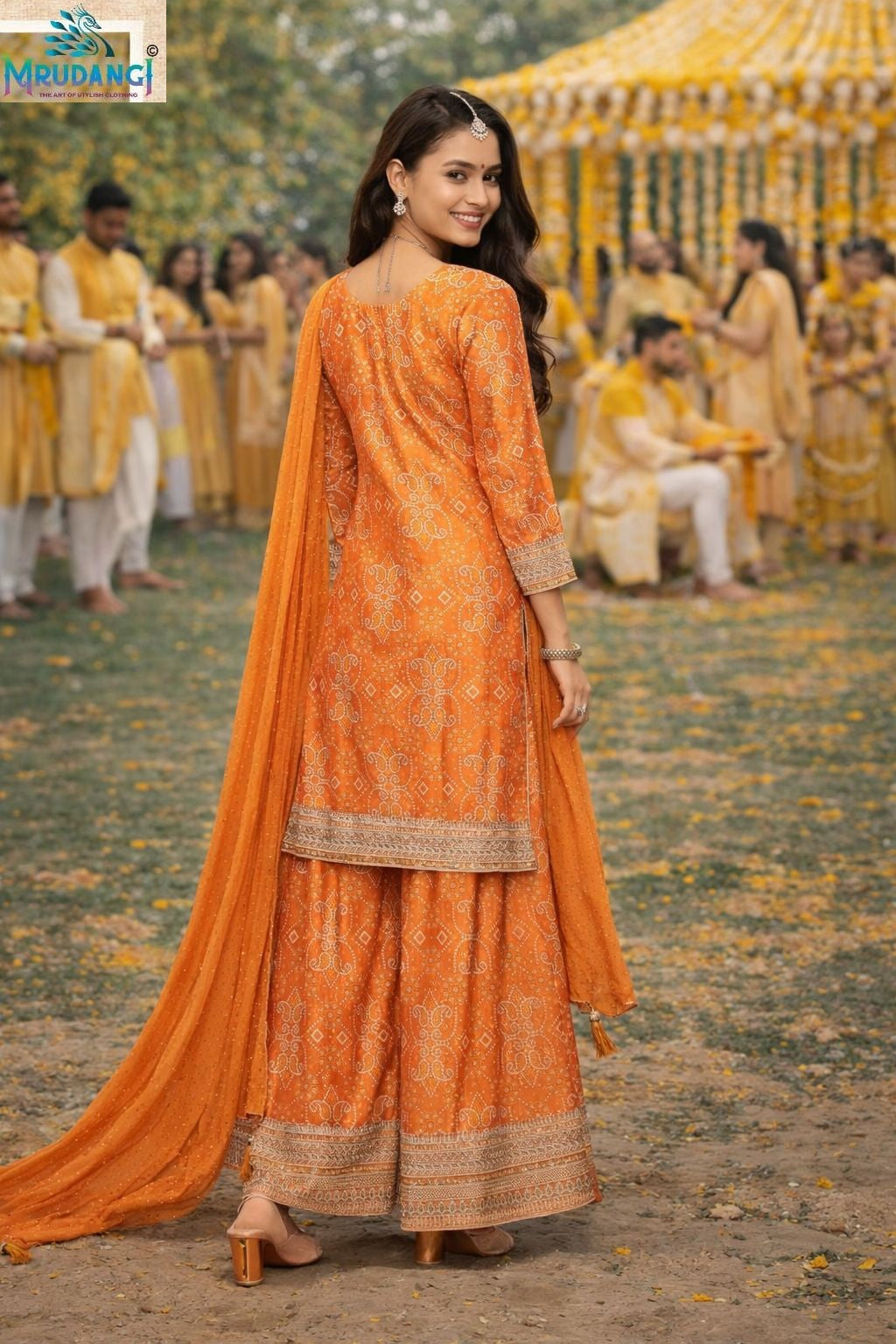 791 Kanishka Mrudangi Chinon Silk Readymade Suits