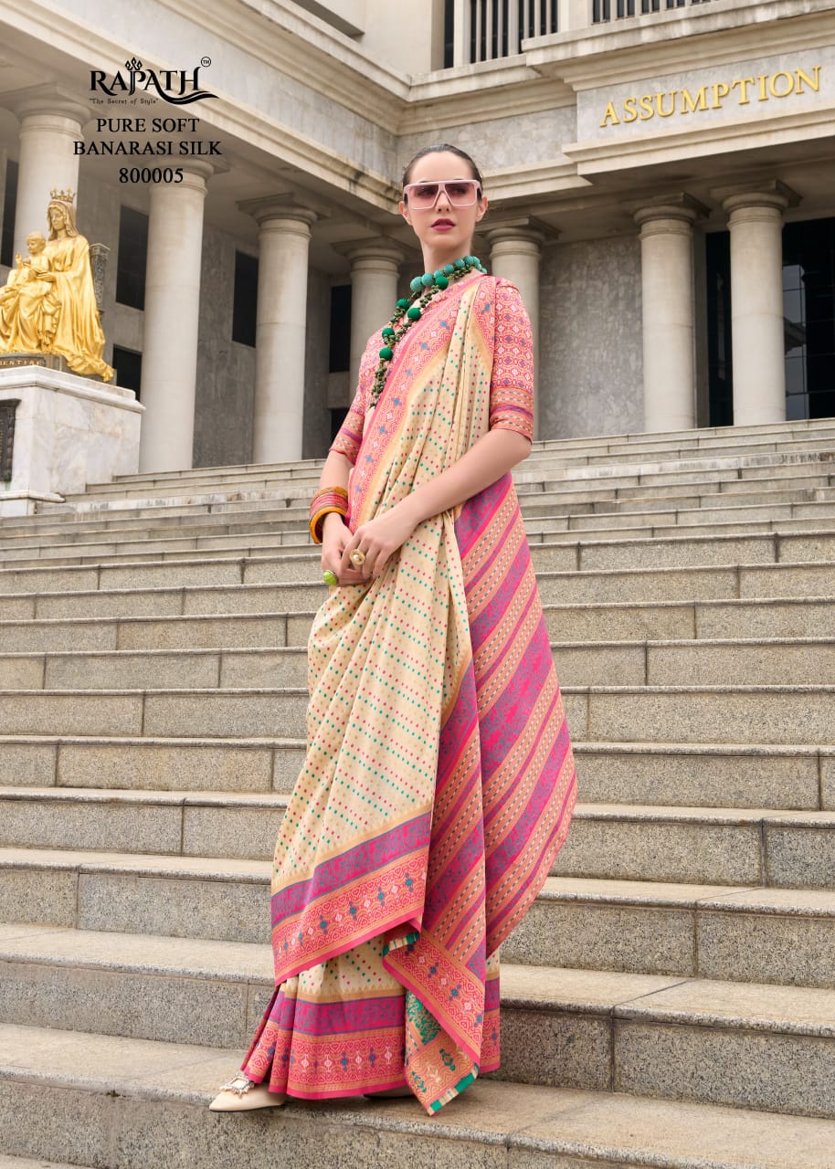 800005 Rehana Rajpath Soft Silk Sarees