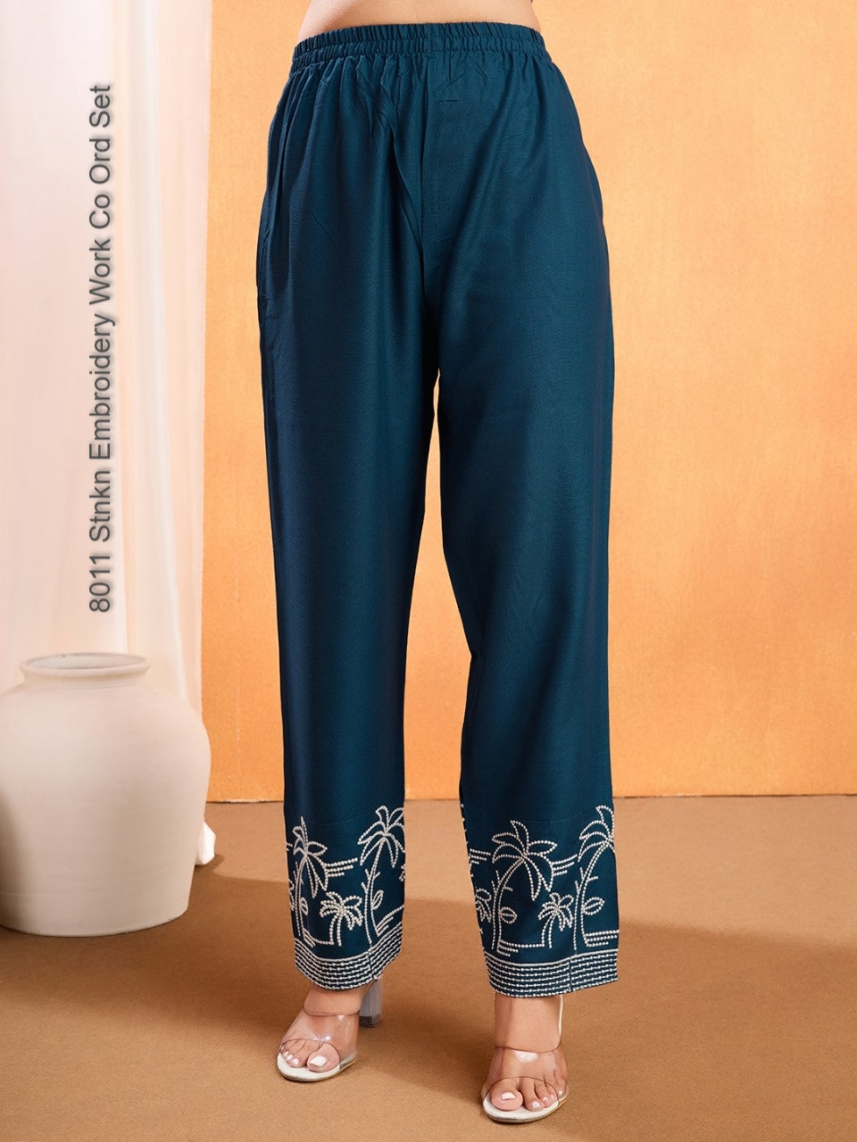 8011 Stnkn Embroidery Work Co Ord Set