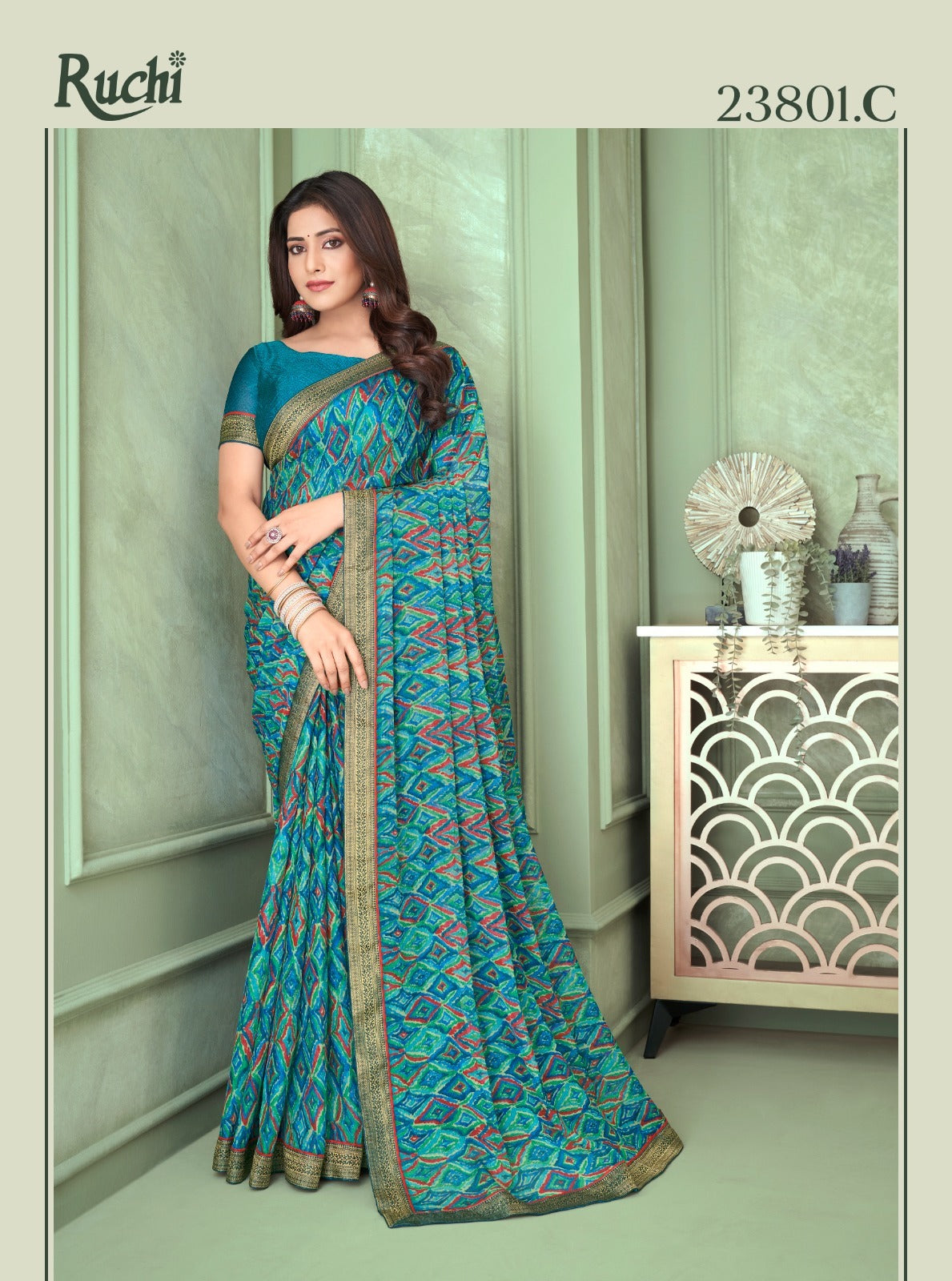 23801C Savera Vol 6 Ruchi Sarees