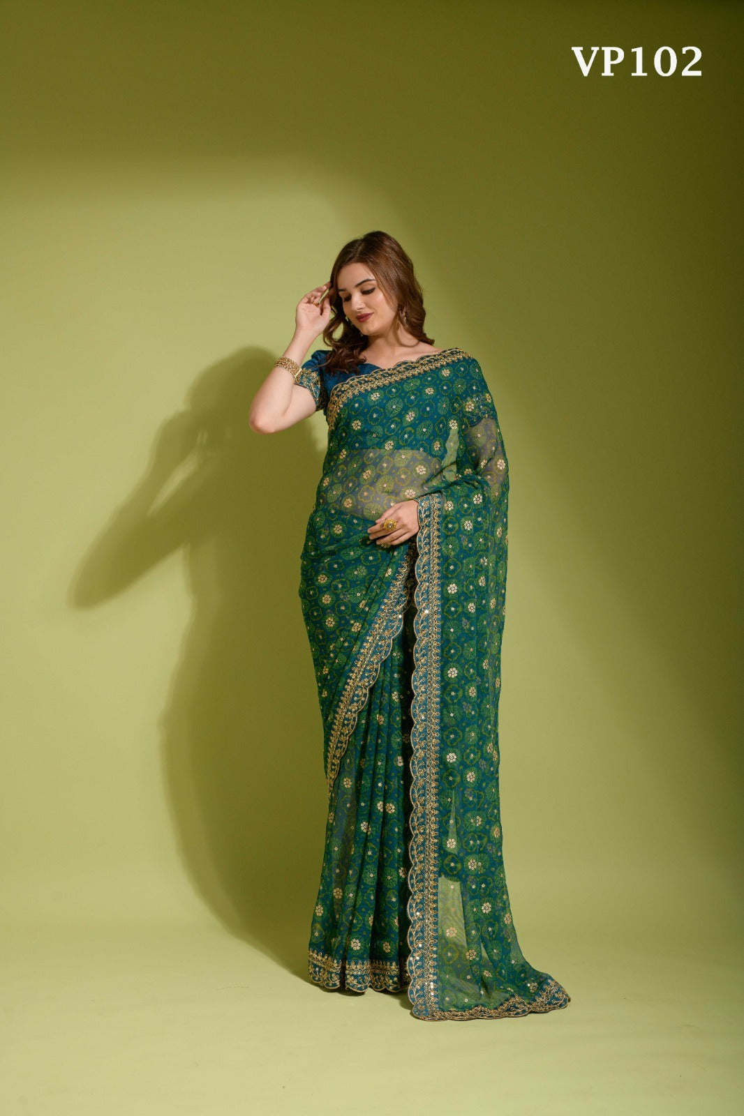 102 Velley Vol 2 Fashion Berry Sarees