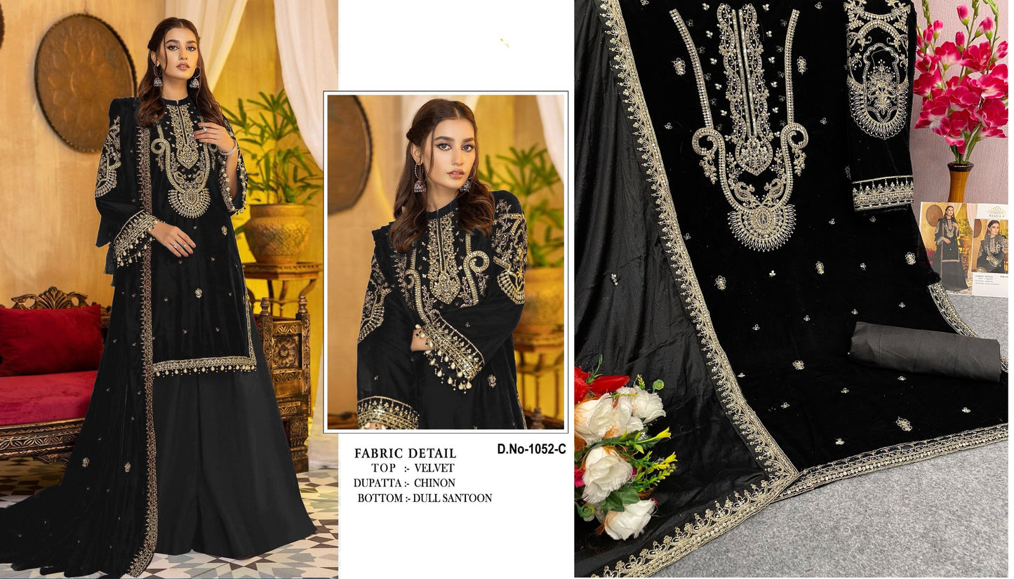 1052C Safa Creation Pakistani Salwar Suits
